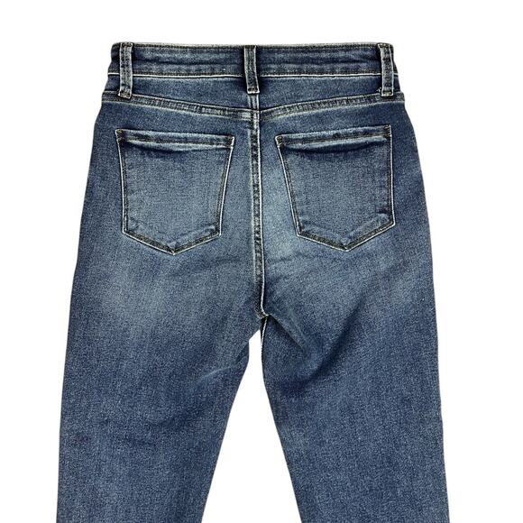 Evereve The Ever Straight Leg Cropped Denim Jeans in Composed Blue Size 26 NEW - Picture 7 of 13